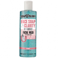 Soap & Glory Face Shop & Clarity Vitamin C Facial Wash 350ml: Revitalize Your Skin with Vitamin C Infused Face Wash