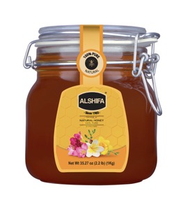 Alshifa Natural Honey 1kg - Pure and Delicious Honey with Health Benefits