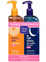 Clean & Clear Morning Burst Day & Night Oil-Free Facial Cleanser 2Pcs Set - Best Price in Bangladesh | Shampoobd