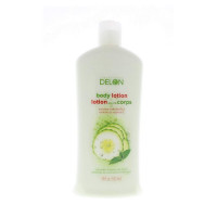 Delon Body Lotion: Revitalizing Formula with Vitamin E, Cucumber & Green Tea Scent
