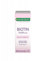 Nature’s Bounty Biotin 10000 mcg Hair Skin and Nails - Best Price in Bangladesh | Shampoobd