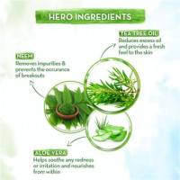 Mamaearth Tea Tree Facewash: Effective Solution for Acne and Pimples (100ml)