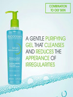 Bioderma - Sébium Foaming Gel - Face and Body Cleanser - Makeup Remover Cleanser - Face Wash for Combination to Oily Skin 200ml - Best Price in Bangladesh | Shampoobd