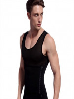 Men Body Shaper Waist Slimming Shirts Black & White - Best Price in Bangladesh | Shampoobd