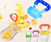 Kids Food Feeder Soother Teether for Eating Fresh Fruit Vegetables Meat [Multicolor]