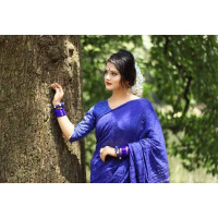 Half Silk Jhoom Sharee For women