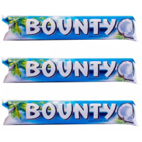 Bounty Chocolate-Dubai- 3Pcs X 57Grm = 171Grm