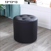 Fashion Round Bench- Black