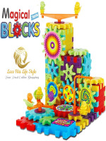 FunBlast Magical Blocks - Magical Building Blocks 3D Magic Play Stacking Set DIY for Brain Development Educational Logo City - Best Price in Bangladesh | Shampoobd