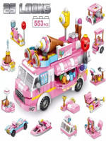 Brain Development City Ice Crame Truck 12 In 1 Lego Building Blocks Toys For Kids- 561pcs - Best Price in Bangladesh | Shampoobd