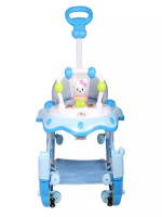 Baby Musical Walker cum Rocker with Push Handle BLB Brand- Blue - Best Price in Bangladesh | Shampoobd
