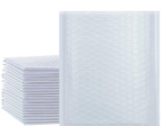 8*12 inches White Self Adhesive Bubble wrap Mailing Poly - 100 pcs
