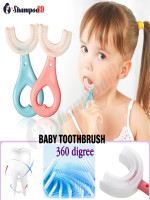Baby Toothbrush Children 360 Degree U-shaped Child Toothbrush Teethers Soft Silicone Baby Brush Kids Teeth Oral Care Cleaning - Best Price in Bangladesh | Shampoobd