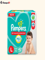 Pampers All Round protection Pants Size L 42pcs - Best Price in Bangladesh | Shampoobd