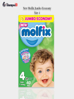New Molfix Jumbo Economy Belt Size 4 60pcs - Best Price in Bangladesh | Shampoobd
