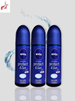 Nivea Protect and Care Roll on - 50ml: Long-lasting Underarm Protection | E-commerce Website - Best Price in Bangladesh | Shampoobd