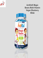 ActiKid Magic Beans Multi-Vitamin Vegan Blueberry 60tab - Best Price in Bangladesh | Shampoobd