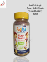 ActiKid Magic Beans Multi-Vitamin Vegan Blueberry 60tab - Best Price in Bangladesh | Shampoobd
