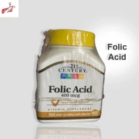 21st Century Folic Acid 400 mcg - Boost Your Health with High-Quality Tablets