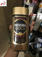 Premium Coffee Jar Gold EdiTion 1000ml (glass coffee jar)