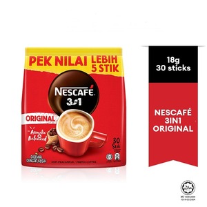 Nescafe 3in1 Original Premix Coffee (18g X 30sticks) 540G - Best Price in Bangladesh | Shampoobd