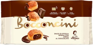 Bocconcini Snack Di Sfoglia Ripiena Con Crema Al Cioccolato 100G - Best Price in Bangladesh | Shampoobd
