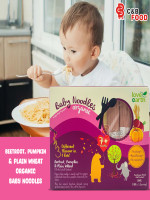 Love Earth Beetroot, Pumpkin & Plain Wheat Organic Baby Noodles (7+months) 200G - Best Price in Bangladesh | Shampoobd