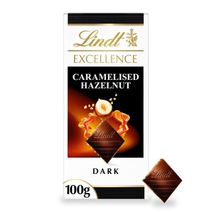 Lindt Excellence Caramelised Hazelnut Dark 100G - Best Price in Bangladesh | Shampoobd