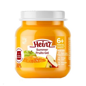 Heinz Summer Fruits Gel (6months+) 110gm