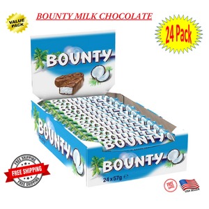 Bounty Chocolate Bar 24pc's Box