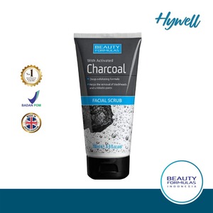 Beauty Formula with Activated Charcoal Facial Scrub 150ml