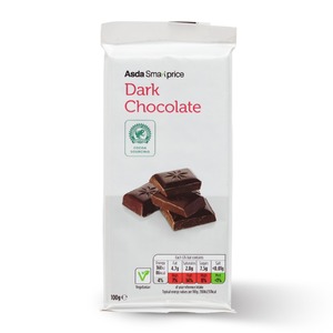 Asda Dark Chocolate Bar 100G