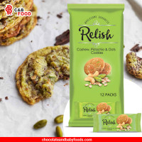 Relish Cashew, Pistachio & Oats Cookies (12packs) 504G