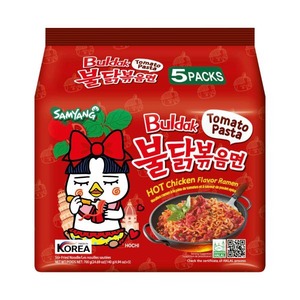 Samyang Buldak Tomato Pasta Noodles 5pcs Pack 700G