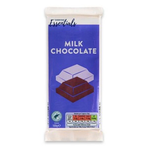 Essentials Milk Chocolate Bar 100G