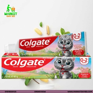 Colgate Strawberry Flavor Toothpaste (0-2years) 65G