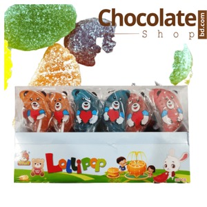 Yixin Orange Gummy Lollipops 30pcs 510G