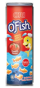 ORI O'Fish Baked Snack Crackers Tomato Flavor 70G
