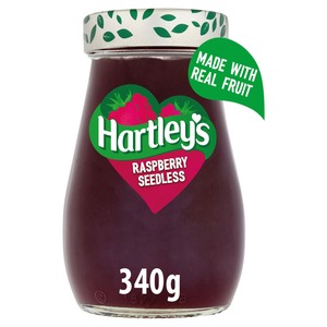 Hartley's Raspberry Seedless Jam 340G