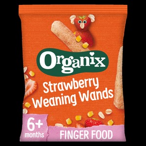 Organix Strawberry Weaning Wands 6m+ 25G