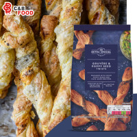 Asda Extra Special Gruyere & Poppy Seed Twists 125G