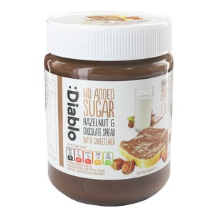 Diablo No Added Sugar&nbsp;Hazelnut & Chocolate Spread 350G