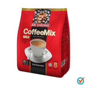 AIK CHEONG Coffee Mix Regular 3in1 Instant Coffee (18g x 25sticks) 450G