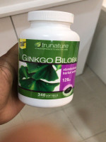 Trunature GINKGO BILOBA 120mg 340 Softgels Support Memory