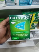 Nicorette Fresh mint Chewing Gum 4 mg