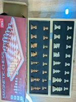 36" Wooden Chess Sets - Chess & Checkers Board Game |Chess Set | Chess Board Set | Chess Sets for Adults & Kids | Checkers Game