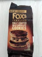Fox's Half Coated Milk Chocolate Cookies – Rich Crunch with a Smooth Chocolate Layer - Best Price in Bangladesh | Shampoobd