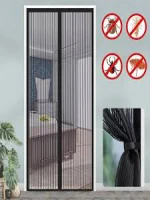 High Premium Quality DTGJ Magnetic Door Screen – Mosquito Net for Doors (55৳/ft)