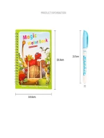 Montessori Toys Reusable Coloring Book Magic Water Drawing Book Painting Drawing Toys Sensory Early Education Toys for Kids