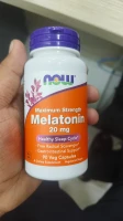 NOW Maximum Strength Melatonin 20mg